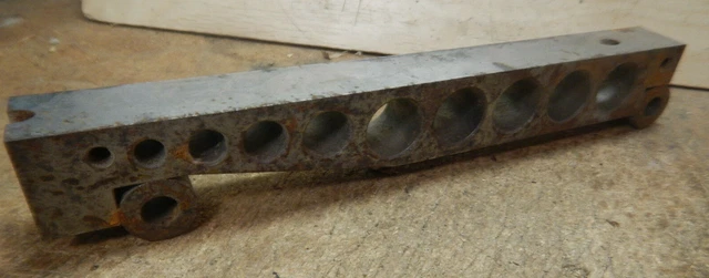 Older Long Machinist Sine Bar Needs Cleaning