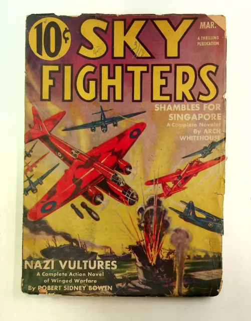 Sky Fighters Pulp Mar 1942 Vol. 26 #3 GD