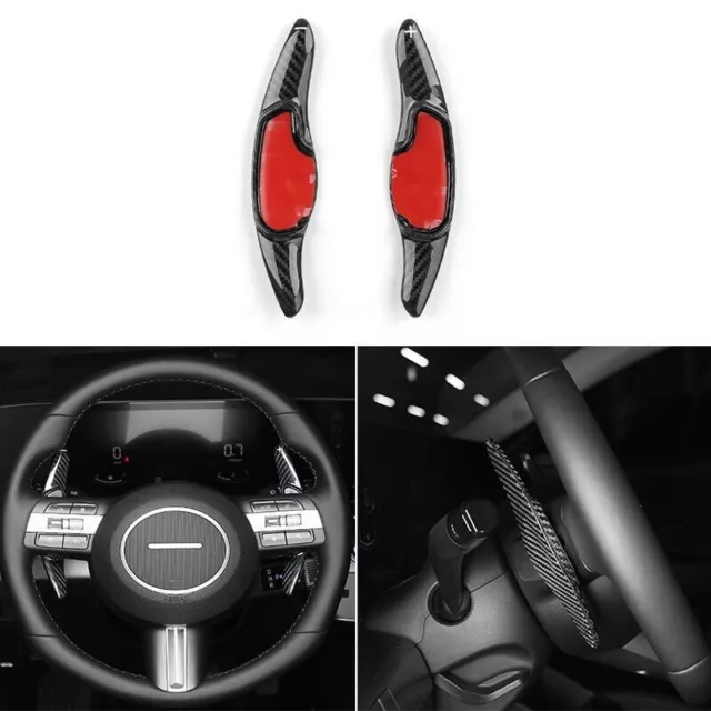 FOR HYUNDAI SONATA 202425 Carbon fiber Steering Wheel Paddle Shifter