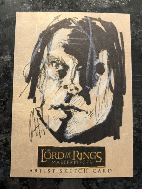 Topps Lord of the Rings Masterpieces WORMTONGUE Robert Teranishi Sketch 1/1 Card