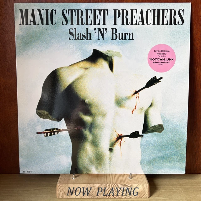 Manic Street Preachers　Slash N' Burn ロンT Vintage 90s Manic Street Preachers Slash N Burn t-shirt rare