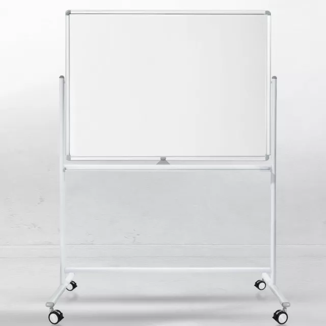 Mobiles Whiteboard Stanford Beidseitig beschriftbare Drehtafel 120x220cm 2