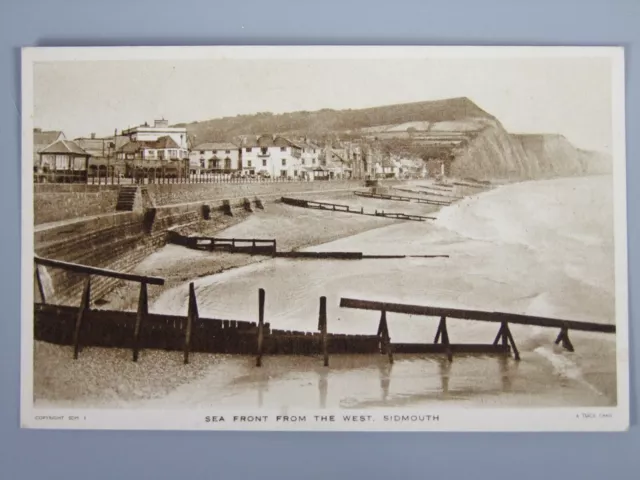 Postcard, Sidmouth Sea Front, Tuck's, Early 1900s - VG