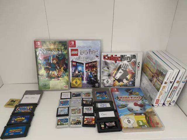 Nintendo Spiele Sammlung Konvolut Paket Gameboy / Advance / Switch / DS / 3DS