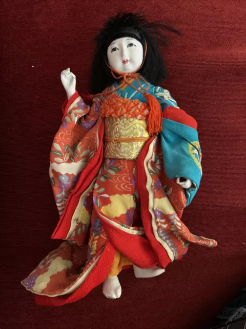 Rare Antique Hina Ningyo Lady Doll