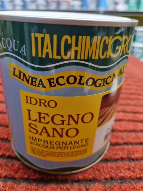 Impregnante All'acqua Per Legno Idrolegno Sano 750 Ml Douglas Italchimici