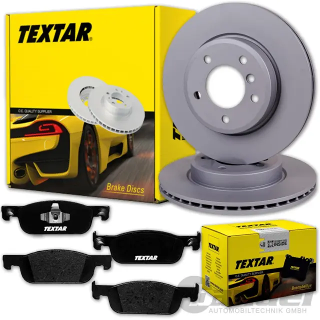 TEXTAR BREMSSCHEIBEN 258mm + BELÄGE VORNE passend für RENAULT CLIO IV 4