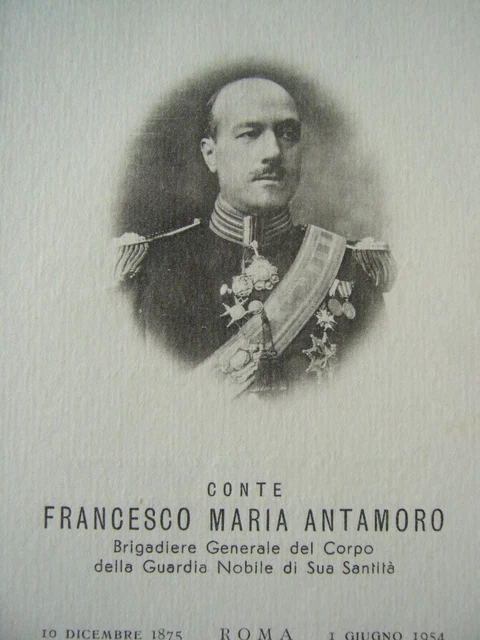 Santino Luttino Militare Brigadiere Generale Guardia Nobile Papa Conte Araldica