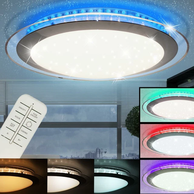 RGB LED 30 W Couvrir Lampe Enfants Chambre Étoiles Ciel Lumière Jour Variateur