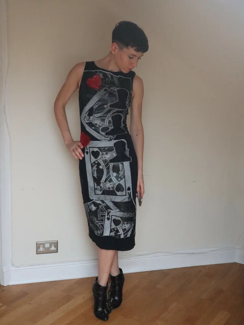Andy Warhol by Cultura RARE COLLECTABLE novelty print wiggle dress S / 8 - 10 Andy Warhol by Cultura RARE COLLECTABLE novelty print wiggle dress S / 8 - 10