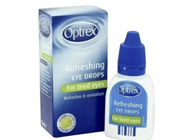 Gotas refrescantes para ojos Optrex para ojos cansados - 10 ml - envío gratuito