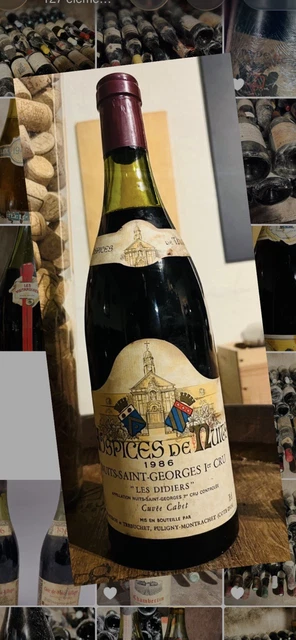 Affiche grands vins de Bourgogne nuit st Georges, France (Gebraucht) in