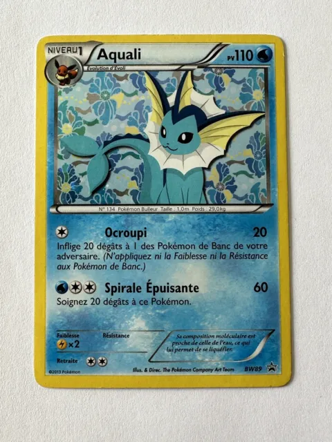 Pokemon Card - Aquali (Holo) - BW89 - French - Used