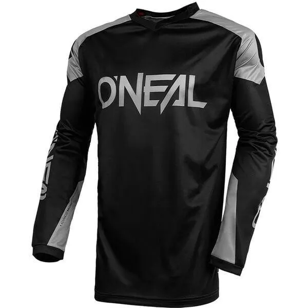 O'Neal 2024 Motocross Jersey Matrix Ridewear Black Grey  MX Enduro Quad Off Road