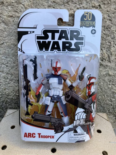 Star Wars ARC Trooper Clone Wars The Black Series Hasbro 6" 50th Lucasfilm