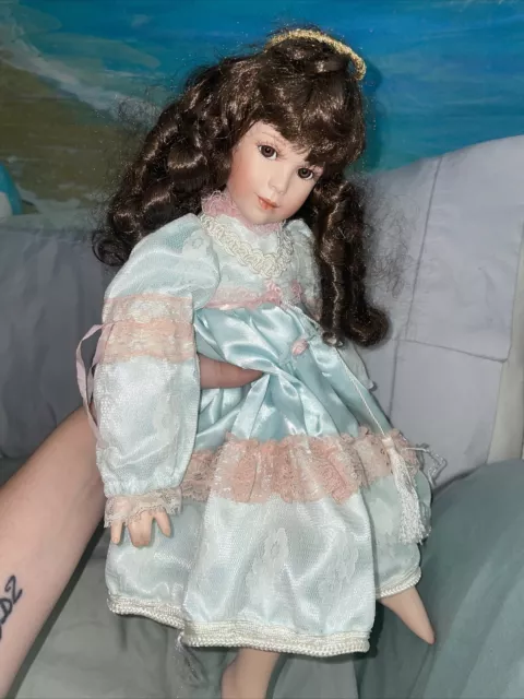 Thrifted Porcelain Angel Doll - Paradise Galleries - Treasury Collection