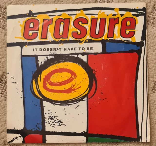 Erasure It Doesnt Have To Be 45rpm Vinyl Record