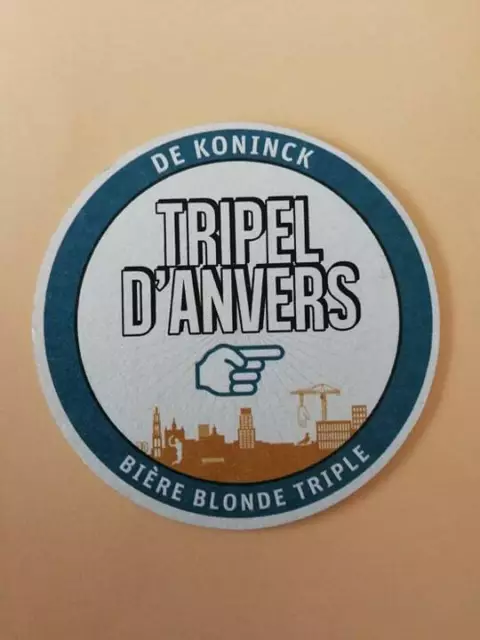 beer coaster/ sous bock   TRIPEL D ANVERS