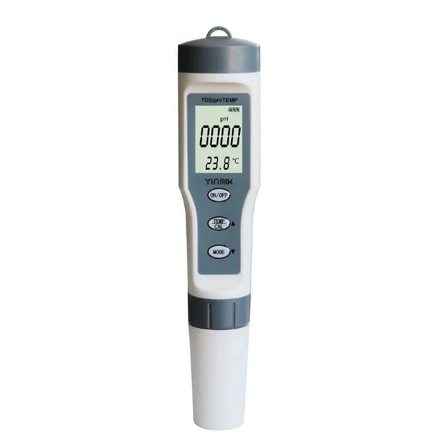 Digital PH Meter 3 in 1 PH TDS TEMP Tester Pen Practical Water Purity Test Tool
