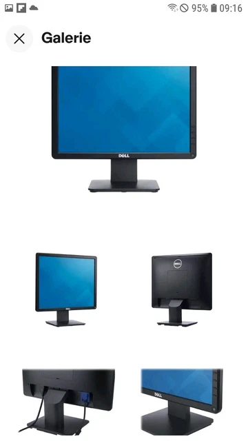 Dell E Series E1715S 43.2cm (17 Zoll) LED-Monitor 5ms VGA Office Bildschirm NEU