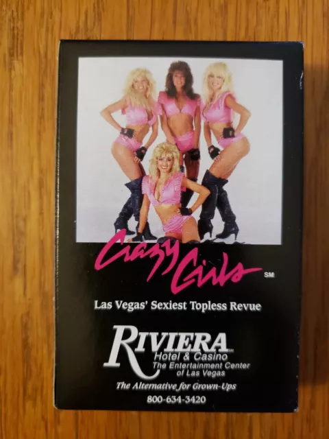 1985 Riviera Casino Las Vegas Playing Cards! Crazy GIRLS Topless VINTAGE Poker