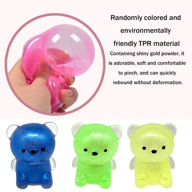 TPR Bear Decompression Cute Stupid and Cute Decompression Toy J6O6