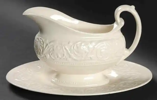 Wedgwood Patrician  Gravy Boat & Underplate 791542