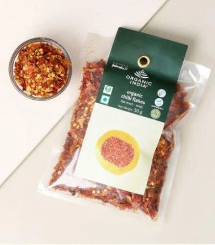 Fabindia Lotto Di 3 Biologico Rosso Peperoncino Flakes 150 Gr Stagionatura Taste