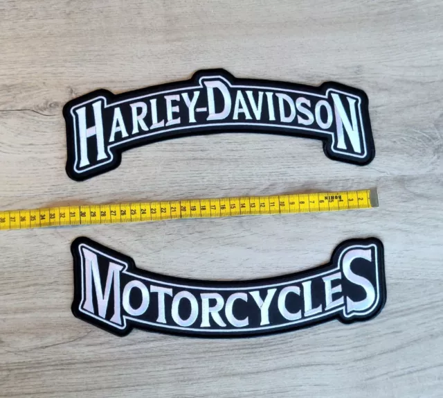 patch dorsal Harley Davidson motorcycles XXL 31.5cm pour blouson biker  moto🏍️