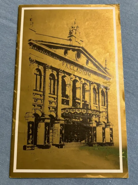 1983 SINGIN IN THE RAIN Programme LONDON PALLADIUM TOMMY STEELE ROY CASTLE