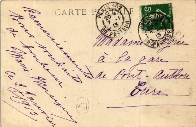 CPA PARIS 15th Boulevard Pasteur, take of Rue Falguieres F. Fleury (303678) 2
