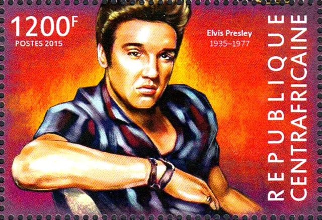 MNH Elvis Presley Sänger Usa Musik Schauspieler Tv Kino Legende Star Rock / 135