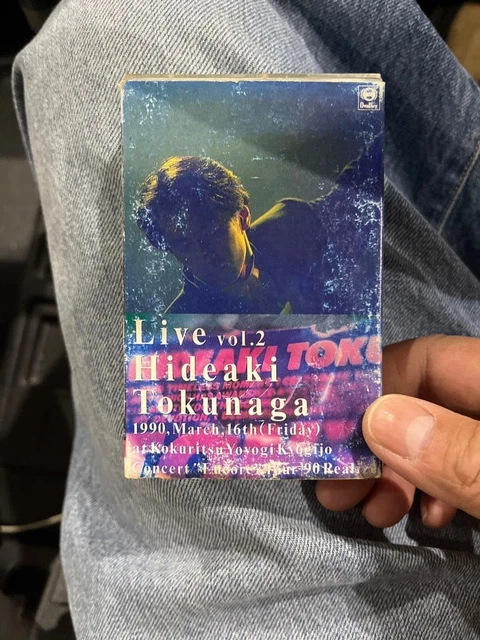HIDEAKI TOKUNAGA LIVE vol.2 cassette tape $291.66 - PicClick