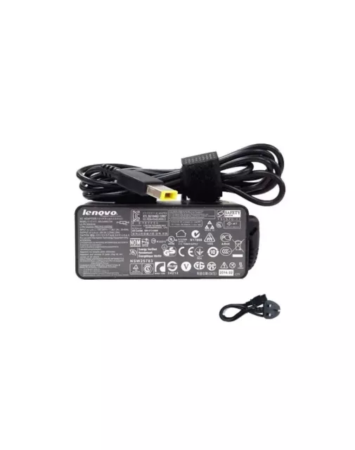 Genuine Lenovo ADLX45NDC3A AC Power Adapter Charger 20V 2.25A 45W UK Lead