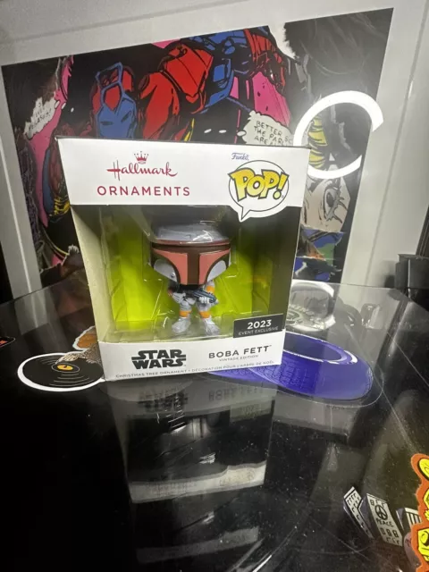 SDCC 2023 Hallmark Exclusive Funko Pop! Star Wars Ornament - BOBA FETT VINTAGE