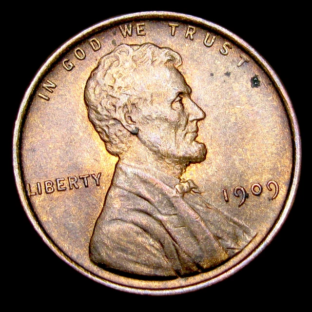 1909 Lincoln Cent Wheat Penny  ---- Gem BU+ Condition ---- #X138