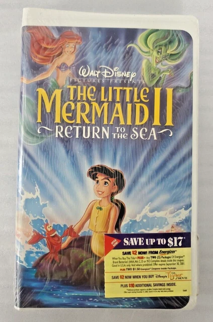 WALT DISNEY PICTURES The Little Mermaid II Return to the Sea Sealed VHS ...