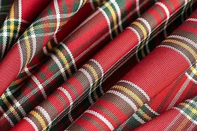 Tessuto Mano Lana H 150 Cm - QUADRO SCOZZESE GRANDE ROSSO – Capovilla Shop - Foto 12