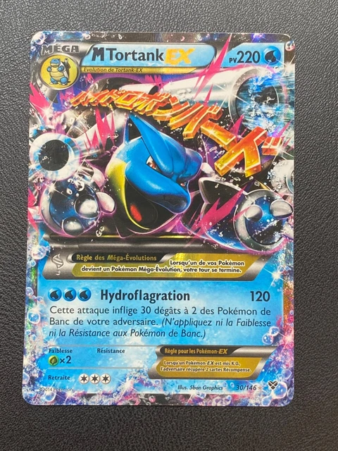 Pokemon Card Fr XY Of Base - M.Blastoise Ex 30/146 Ultra Rare - EXC/NM