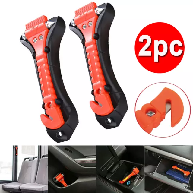 Car Emergency Hammer Window Glass Breaker Seat Belt Cutter Safety Escape Tool