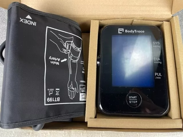 Body Trace BT105 Blood Pressure Monitor Black Serial Number