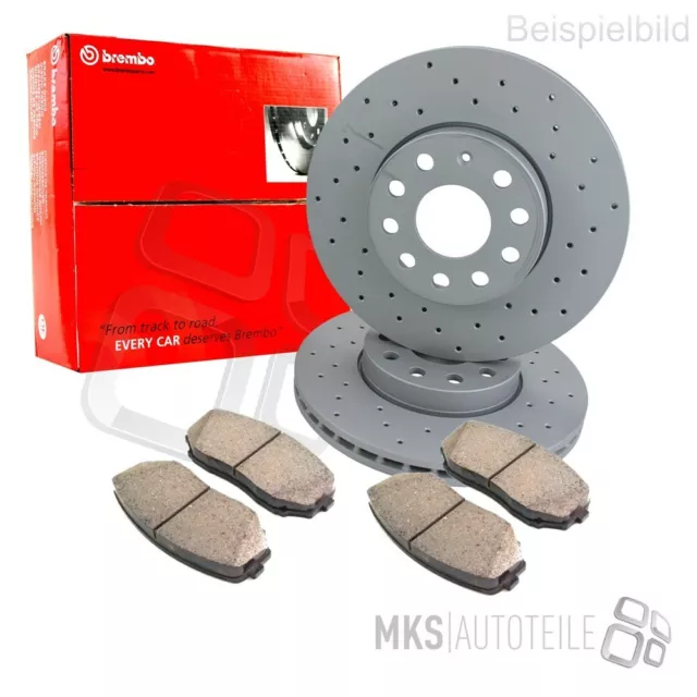 BREMBO BREMSSCHEIBEN + BELÄGE VORNE Ø320 für RENAULT LAGUNA III 4000802