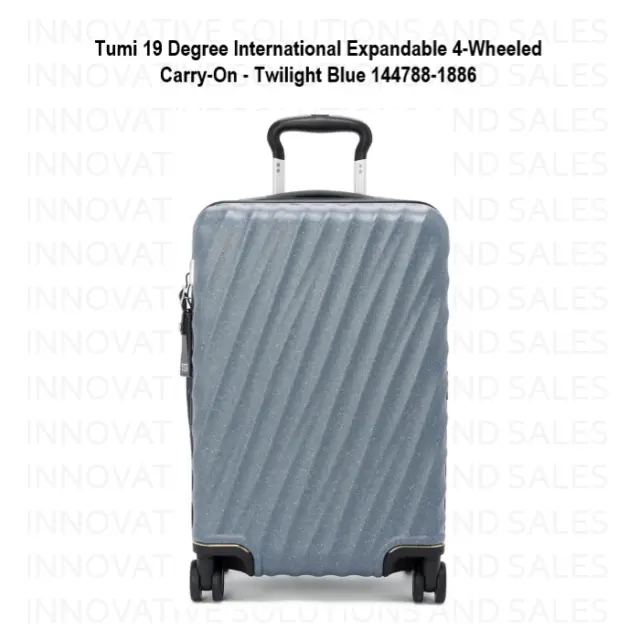 Tumi 19 Degree International Expandable 4Wheel CarryOn Twilight Blue 144788-1886