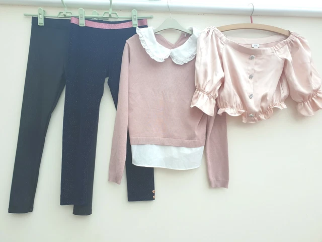 Pacchetto vestiti ragazze 9-10 anni/top/legging/jumpers/Ted Baker/River Island
