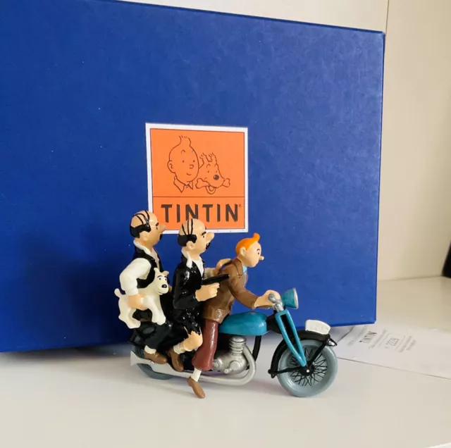 Pixi Tintin et les Dupontd en moto 2002  no leblon fariboles Hergé aroutcheff