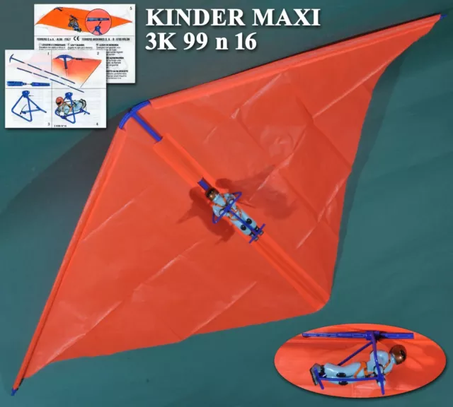 Kinder Maxi 1999, Italie, 3K99 n16 deltaplane + BPZ