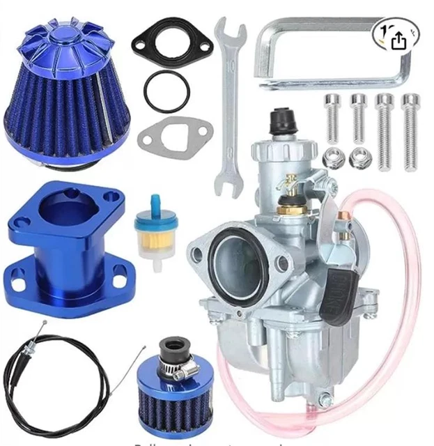 Carburatore VM22 Per Predator 212cc 196cc 224cc Coleman CT200U BT200X Gx160 Gx200 65hp Ohv Clone Engine Kt196 Baja Mb200 Mini Bike Kart Con Filtro Aria Da 38mm Parti Ad Alte Prestazioni Nere 87901824