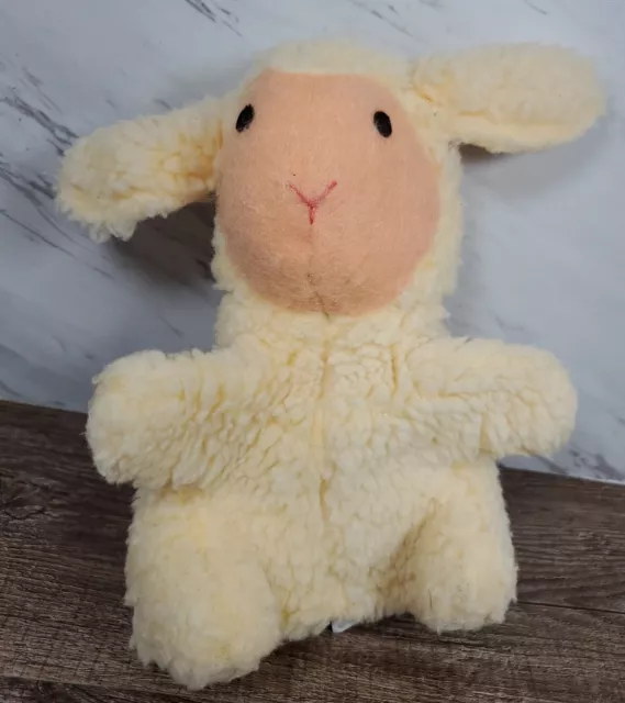 ☆Vintage☆ ~1981 Fisher Price Toys Lamb Sheep Plush Child Hand Puppet~ ☆