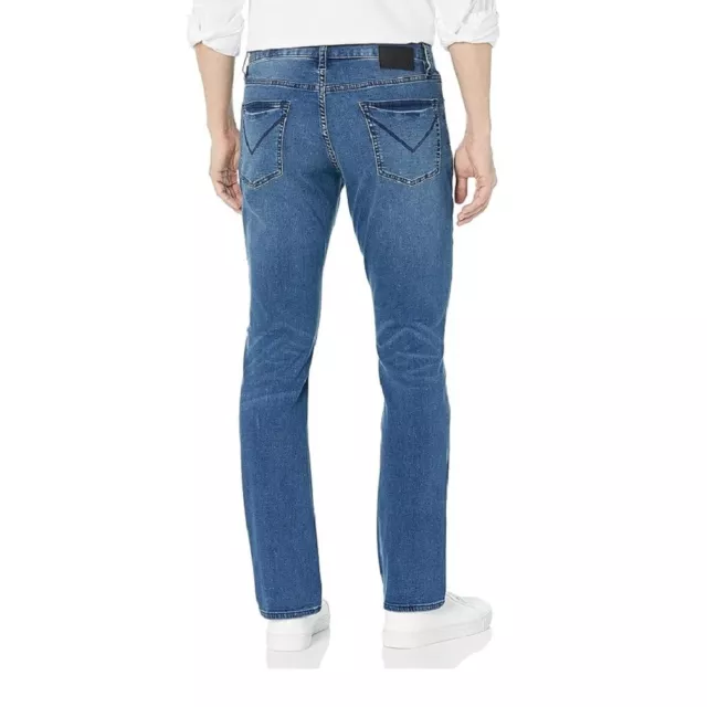 John Varvatos Star USA Men's Bowery Slim Straight Jeans BULB Denim Medium Blue 2