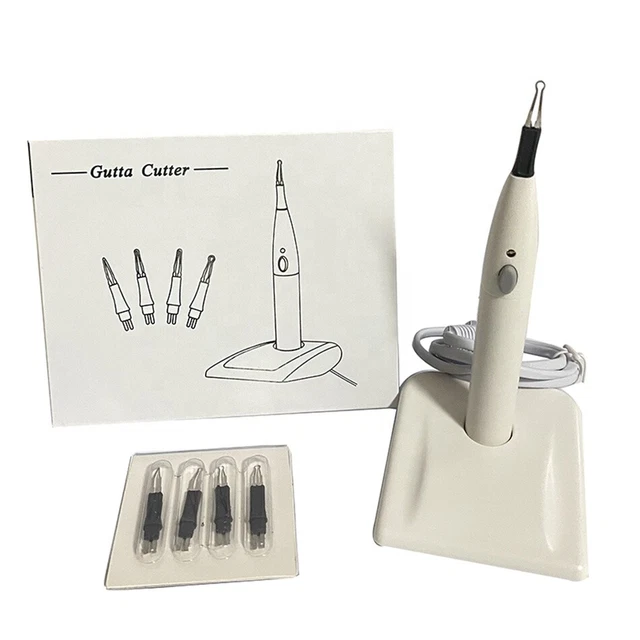 Dental Cordless Gutta Percha Tooth Teeth Gum Endo Cutter Cutter with 4 Tips USA